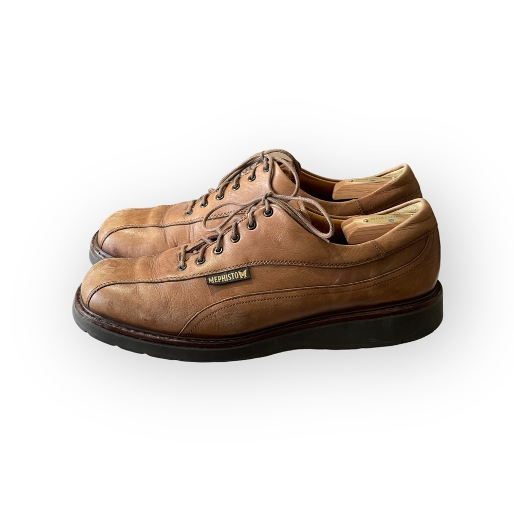 Mephisto ψ Abel Air Walk Goodyear Oxford Lace Up Shoes ψ Chestnut Leather ψ 9.5 - Picture 6 of 16